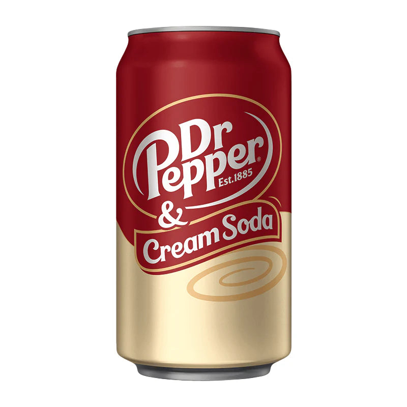 Dr Pepper & Cream Soda Can 355ml