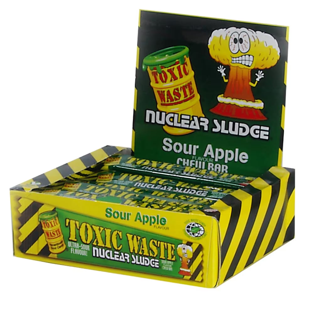 Toxic Waste Nuclear Sludge Sour Apple Chew Bar 20g